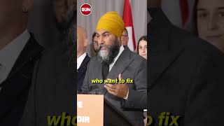 Jagmeet Singhs description of Pierre Poilievre would send the quotPinocchio Metrequot off the charts [upl. by Llevol69]