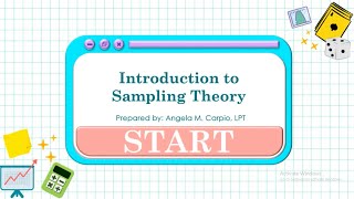 introduction to sampling theory [upl. by Boggs]