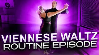 Viennese Waltz Basic and Advanced Routine  Ballroom Mastery TV [upl. by Nodab245]