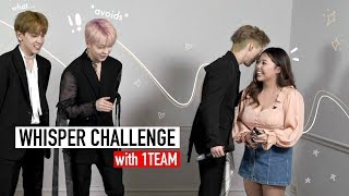 KPOP IDOLS play the WHISPER CHALLENGE renegade renegade [upl. by Larner]