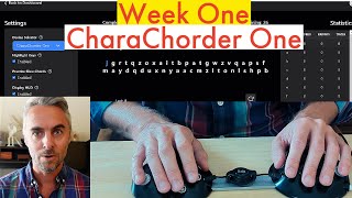 Week One with the CharaChorder One See how I am doing and how fast I type [upl. by Jeffie]