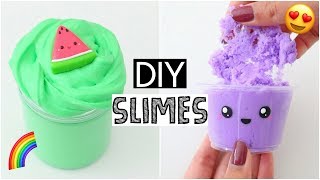 MAKING 6 AMAZING DIY SLIMES  FAMOUS Slime Recipe COMPILATION [upl. by Salkcin]