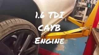 MK6 VW Golf 16TDi EGR Valve Fault Code P0403CAYC CFFB Engine Replace tips [upl. by Alrzc446]