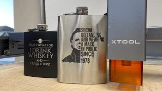 How To Make Money with Your Laser  Personalizing Flasks [upl. by Tippets]