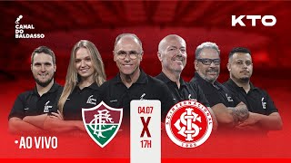 AO VIVO SUPER JORNADA KTO FLUMINENSE X INTERNACIONAL  CAMPEONATO BRASILEIRO  190 [upl. by Oirretno]