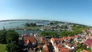 DJI Phantom fly over Drommedaris Enkhuizen [upl. by Adala]