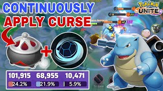 New CURSE INCENSE BLASTOISE Build Dominates the Battlefield  Pokemon Unite [upl. by Uriah]