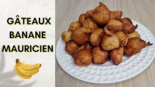 Gâteaux Bananes Mauricien 😋🍌 [upl. by Reiniar941]