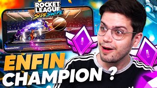 JE PASSE ENFIN CHAMPION 1V1 SUR ROCKET LEAGUE MOBILE  RL SIDESWIPE FR [upl. by Tap555]