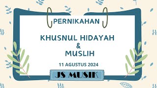 LIVE JS MUSIK  PERNIKAHAN KHUSNUL HIDAYAH amp MUSLIH  GENENG 11 AGUSTUS 2024 [upl. by Llebasi721]