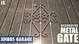 Decorative Metal Gate  Jimbos Garage [upl. by Enelcaj]