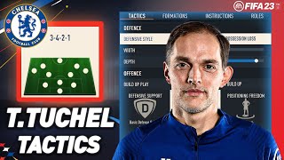 THOMAS TUCHELS 3421 CHELSEA TACTICS IN FIFA 23 [upl. by Norha]