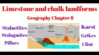 Geography Chapter 8  Limestone and chalk landforms [upl. by Akelam]