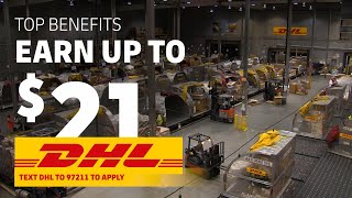 Join the DHL team at CVG and Earn Top Benefits [upl. by Nakhsa]