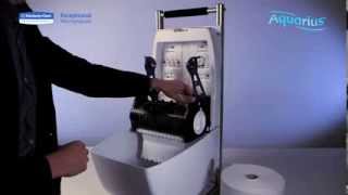 AQUARIUS Rolled Hand Towel Dispenser  code 6959  demo video [upl. by Ynnelg]