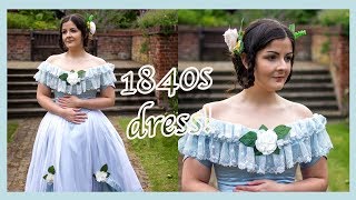 Making an 1840s dress Part II [upl. by Ewold]