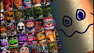 ULTIMATE CUSTOM NIGHT ALL 20S MODE 5020 IS INSANE [upl. by Elreath247]