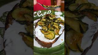 BRUSCHETTA SFIZIOSA con ZUCCHINE ALLA SCAPECE bruschetta ricetta shorts [upl. by Mari678]