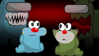 When Randoms Are FUNNIEST Noob In Among Us With Oggy And Jack 😂😂😂 [upl. by Gershom]