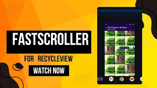 add fastscroller to recycleveiew android studio [upl. by Ivad353]