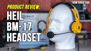 Best Ham Radio Headset Heil BM17 Dual Side Boomset Review HamradioQA [upl. by Gratt]