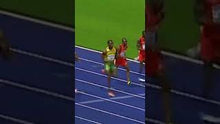 958  Usain Bolt ⚡ becomes fastest man alive at 09 Worlds shorts [upl. by Ivz]