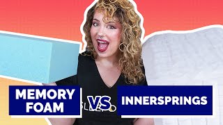 Innerspring Vs Memory Foam  Which Bed Is Best For You [upl. by Aihseken]