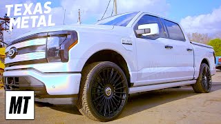 Air Suspension on an Electric Truck  Texas Metal  MotorTrend [upl. by Elsi]