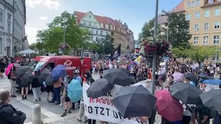 CSD Bautzen Demonstration und Gegendemonstration Freie Sachsen 100824 [upl. by Stoller487]