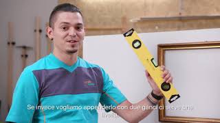 Coop EdileHobby Tutorial Appendere i quadri facilmente [upl. by Alys839]