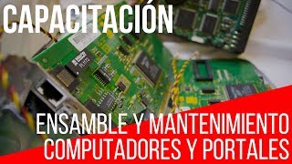 Capacitación Ensamble y Mantenimiento PCS y Portátiles  INTECAP COLOMBIA [upl. by Aneekat]