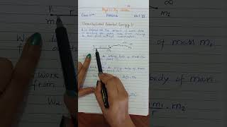 Gravitational potential Energy physics class11 gravitation [upl. by Tihor]