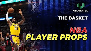 The Basket NBA Player Props with EVAnalytics Adam Scherer [upl. by Yona]