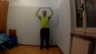 Power Twister Combo Exercises Es n° 18 Dorsal Crunch Into Calf Raises [upl. by Marchal]