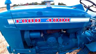 1969 Ford 4000 33 Litre 3Cyl Diesel Tractor 55 HP [upl. by Uokes]