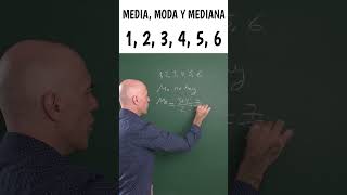 MODA MEDIANA Y MEDIA Estadística básica [upl. by Illac]