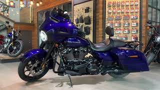 Street Glide Special 2020 HarleyDavidson zephyr blue  black sunglo [upl. by Keefer329]