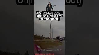 Undertaken on roundabout england british dashcam neardeath accident [upl. by Antipus583]