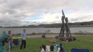 Punkin Chunkin Trebuchet  Homemade Science with Bruce Yeany [upl. by Navonod982]