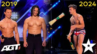 Messoudi Brothers  From Balancing on AGT 2019 to StripJuggling on BGT 2024 [upl. by Kazmirci]