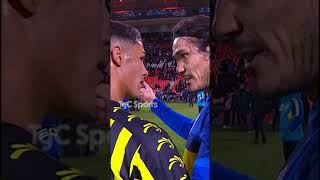 EL EMOTIVO GESTO DE CAVANI EN COPA ARGENTINA 🥺 [upl. by Ardiekal]