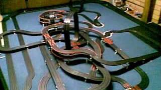 Awesome AFX Slot Car Track [upl. by Ayiotal]