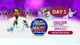 DAY 1 HEALING STREAMS LIVE HEALING SERVICE WITH PASTOR CHRIS  JULY 26TH 2024 [upl. by Kendricks]