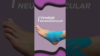 Vendaje Neuromuscular en el tratamiento de un esguince de tobillo vnm tobillo esguince kinesio [upl. by Yreneh]