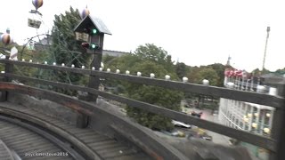 Rutschebanen Tivoli Gardens Front Seat POV 2015 [upl. by Palgrave]