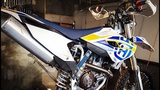 CONVERTING AN ENDURO HUSQVARNA INTO A SUPERMOTO PART 12  VDB Husqvarna 501 build [upl. by Terhune546]