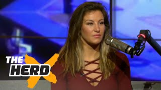 Miesha Tate on Rousey retirement rumor and more  THE HERD FULL INTERVIEW [upl. by Herrick869]