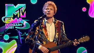 Ed Sheeran quotOverpass Graffitiquot Live  MTV EMA 2021 [upl. by Nagoh]