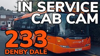 233 Denby Dale HUDDERSFIELD CAB CAM 🚍🚌🚦 [upl. by Eizeerb164]