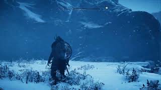 Assassins Creed Valhalla Legandry Gnoo fight Elk of the bloody peaks boss [upl. by Wilhelm]